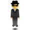 Person in Suit Levitating emoji on Samsung